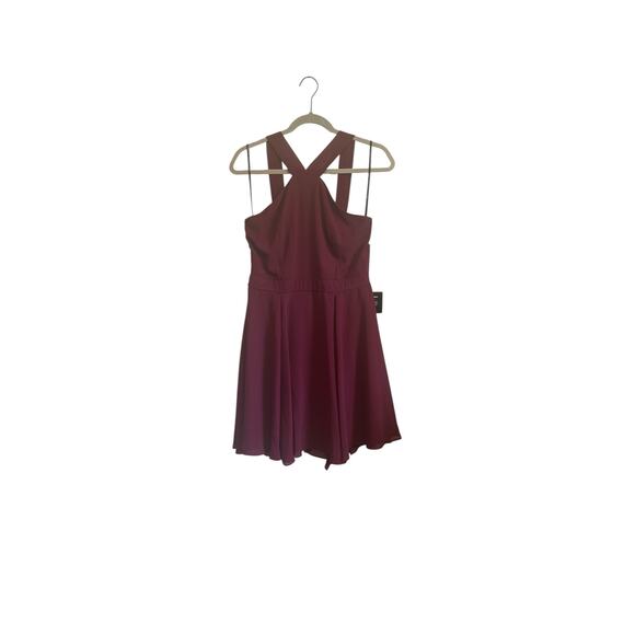 Lulus Dresses & Skirts - Lulus Forevermore Burgundy Skater Fit and Flare Dress NWT Size Large